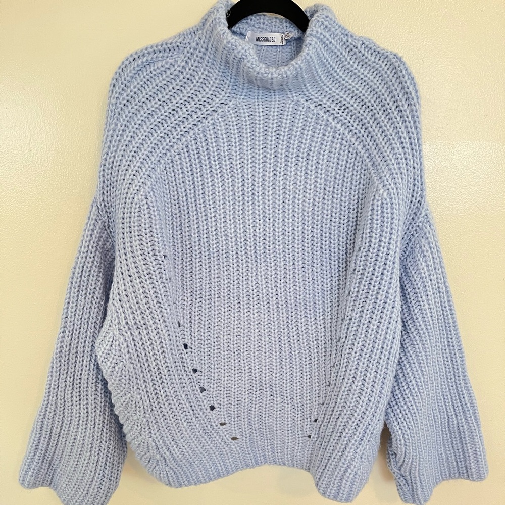 Chunky High Neck Sweater